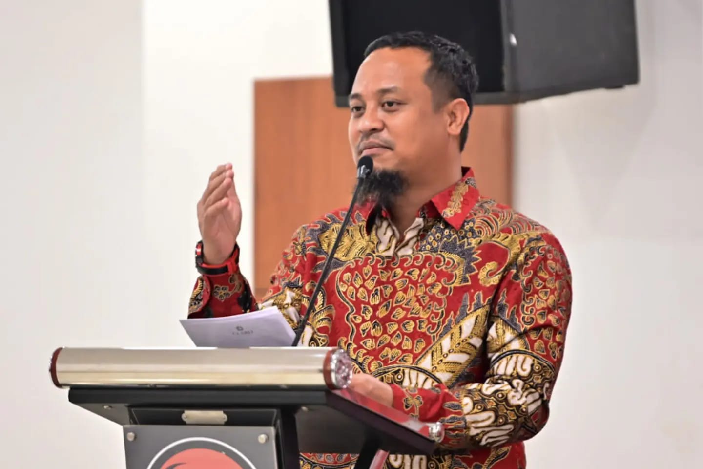 Hadiri Rakor Tiga Pilar PDIP, Andi Sudirman Sampaikan Terima Kasih atas Dukungan dalam Pembangunan